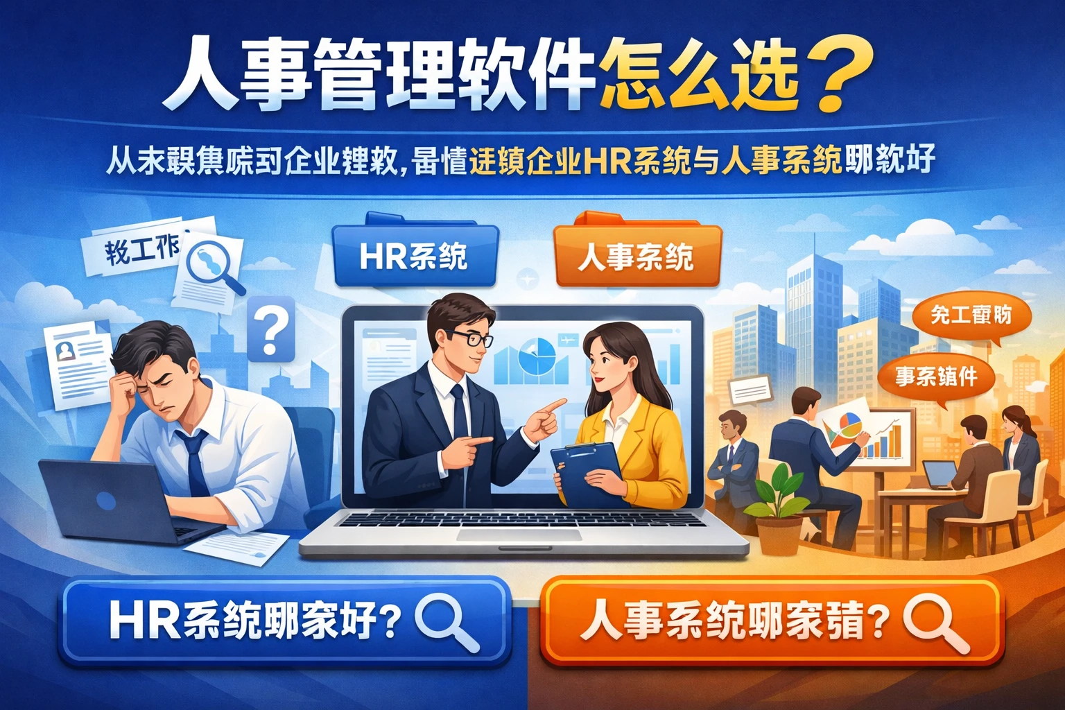 人事管理软件怎么选？从求职焦虑到企业提效，看懂连锁企业HR系统与人事系统哪家好