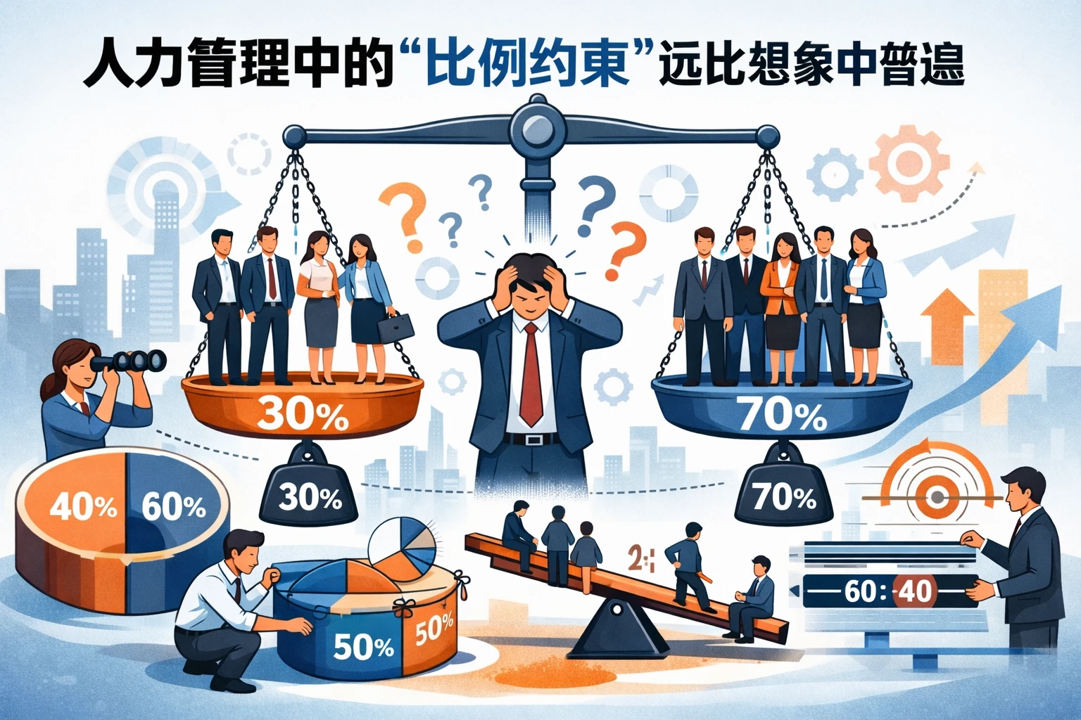 人力管理中的“比例约束”远比想象中普遍