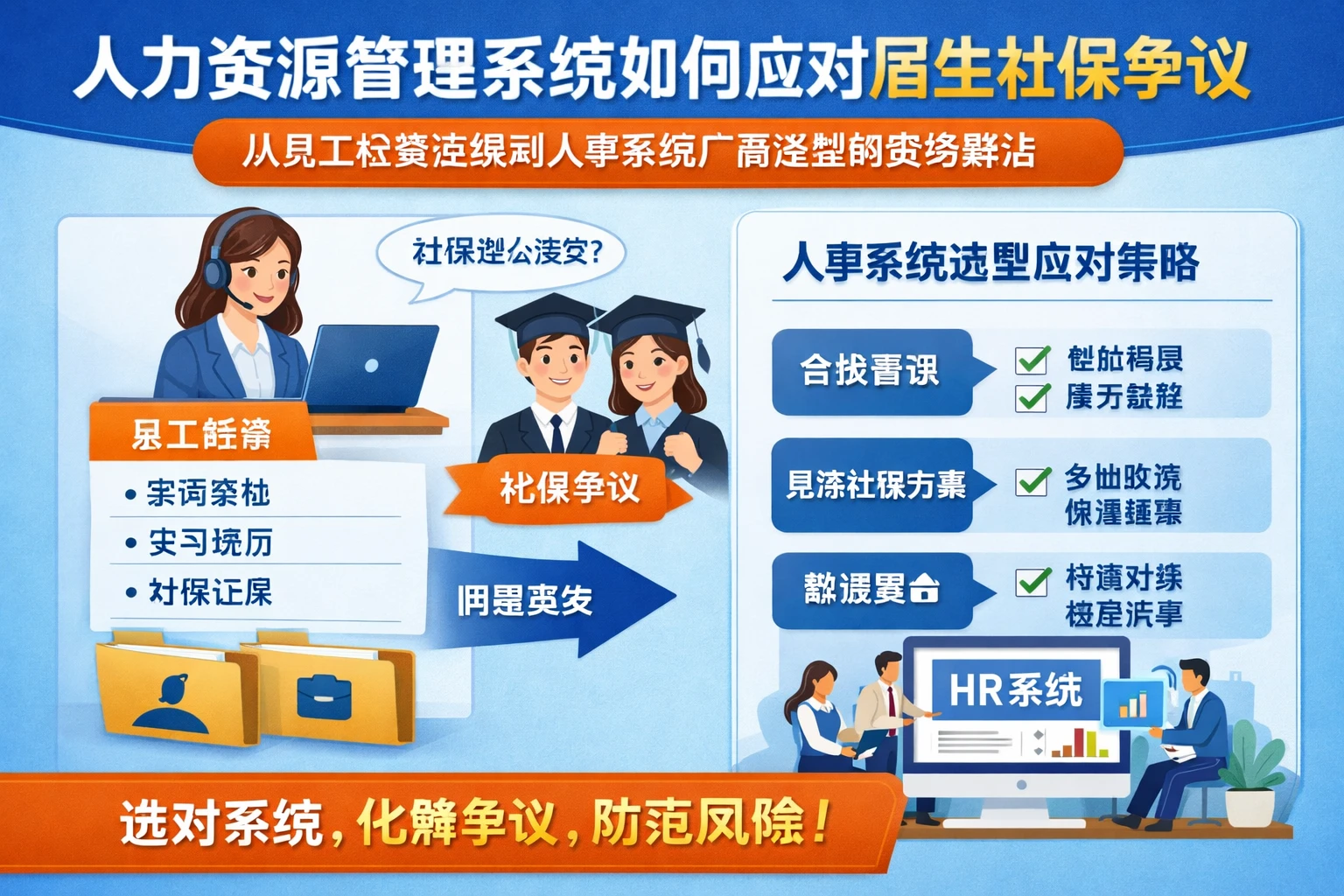 人力资源管理系统如何应对应届生社保争议:从员工档案系统到人事系统厂商选型的实务解法