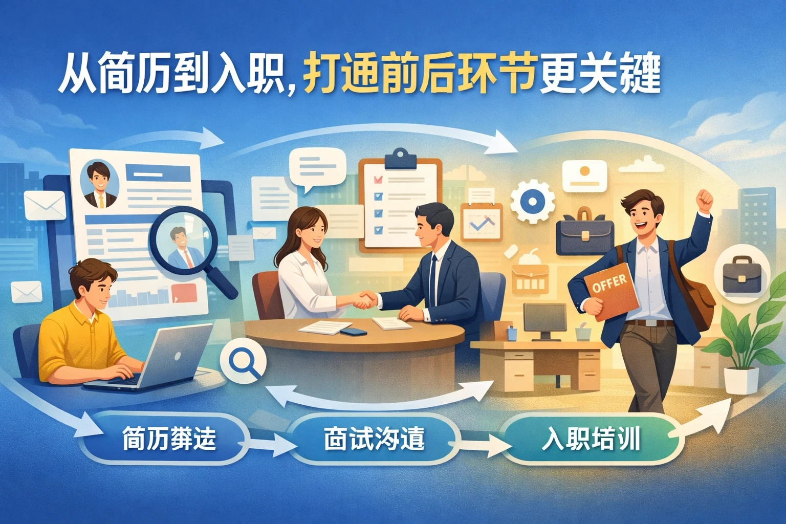 从简历到入职，打通前后环节更关键
