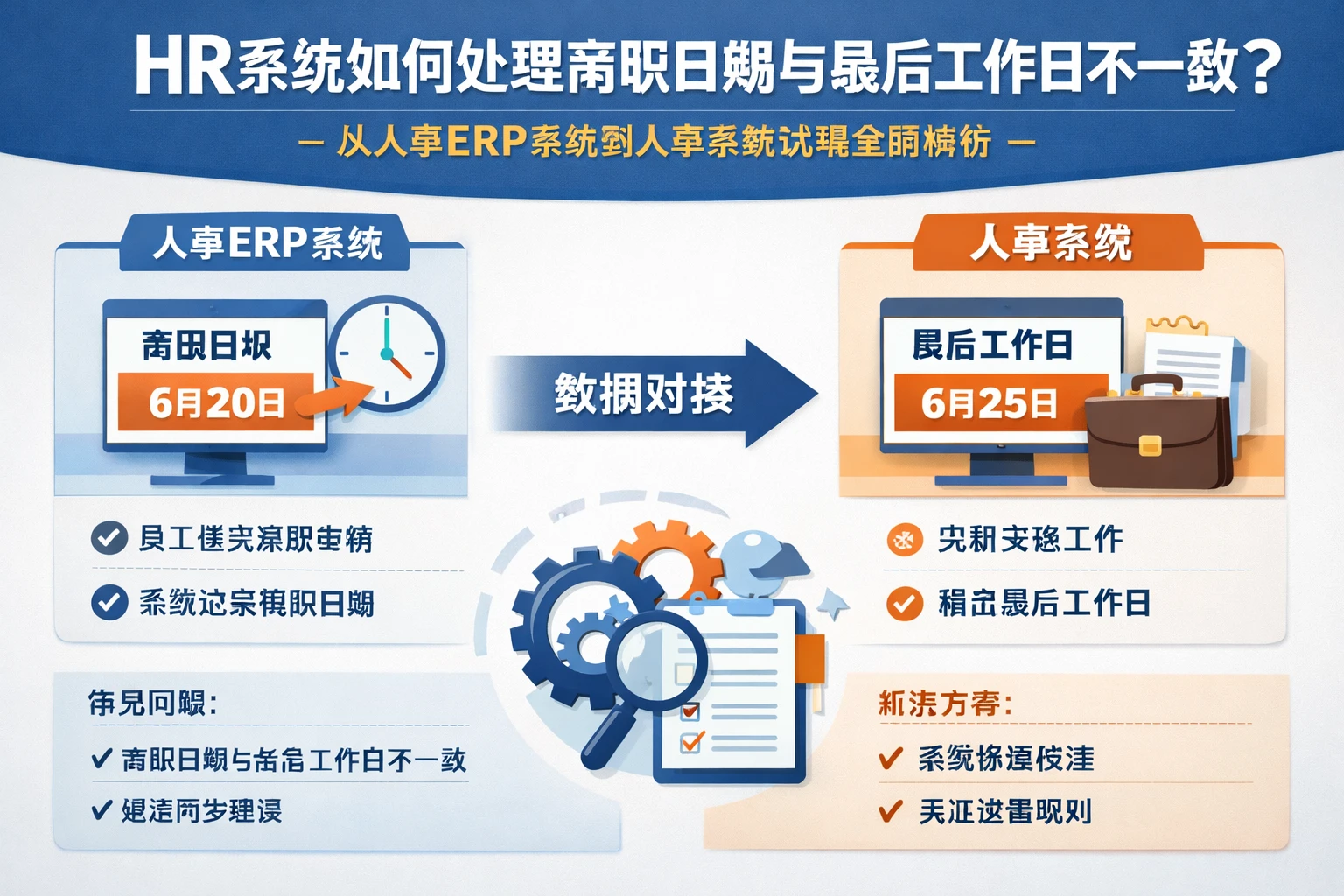 HR系统如何处理离职日期与最后工作日不一致？从人事ERP系统到人事系统试用全面解析