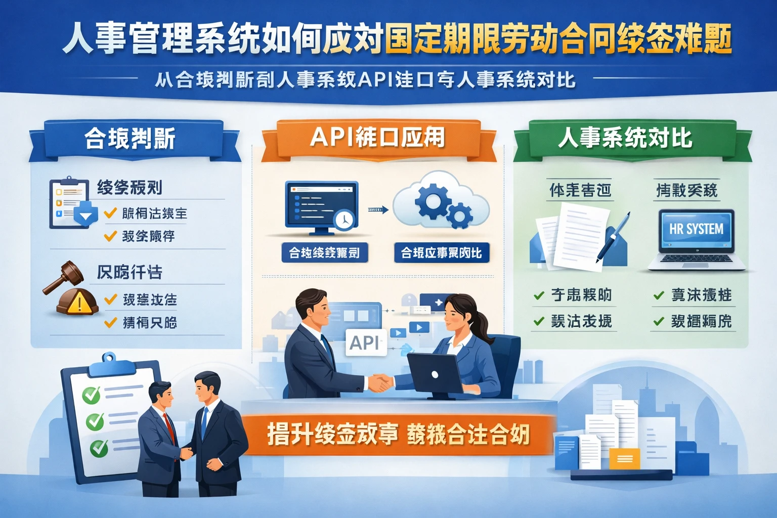 人事管理系统如何应对固定期限劳动合同续签难题:从合规判断到人事系统API接口与人事系统对比