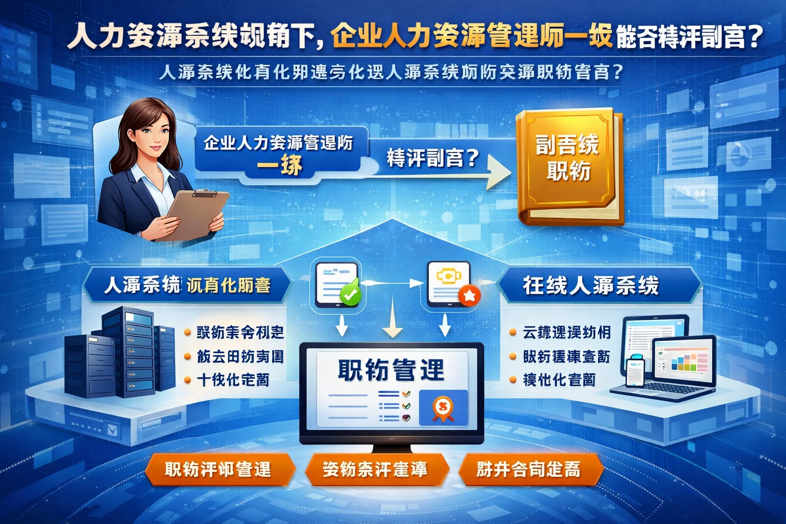 人力资源系统视角下，企业人力资源管理师一级能否转评副高？人事系统私有化部署与在线人事系统如何支撑职称管理