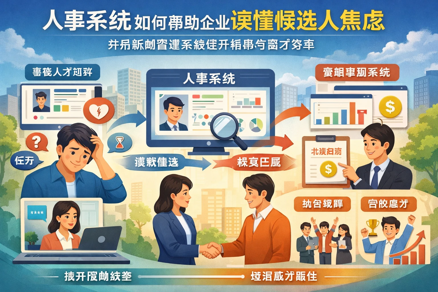 人事系统如何帮助企业读懂候选人焦虑,并用薪酬管理系统提升招聘与留才效率