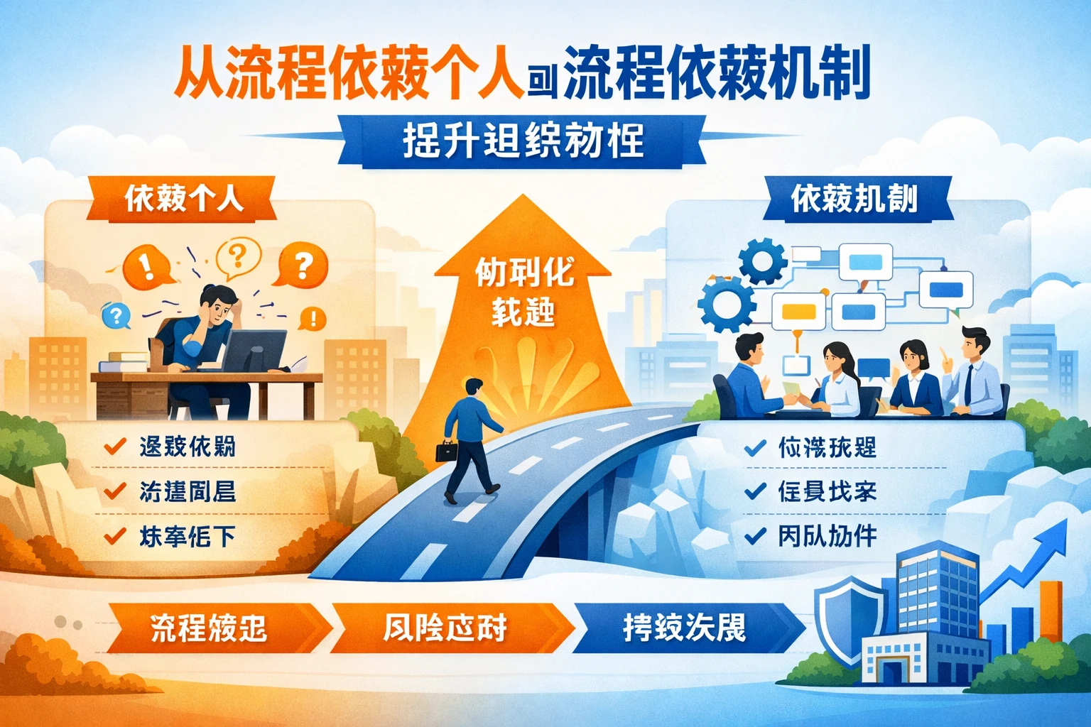 从流程依赖个人到流程依赖机制，提升组织韧性