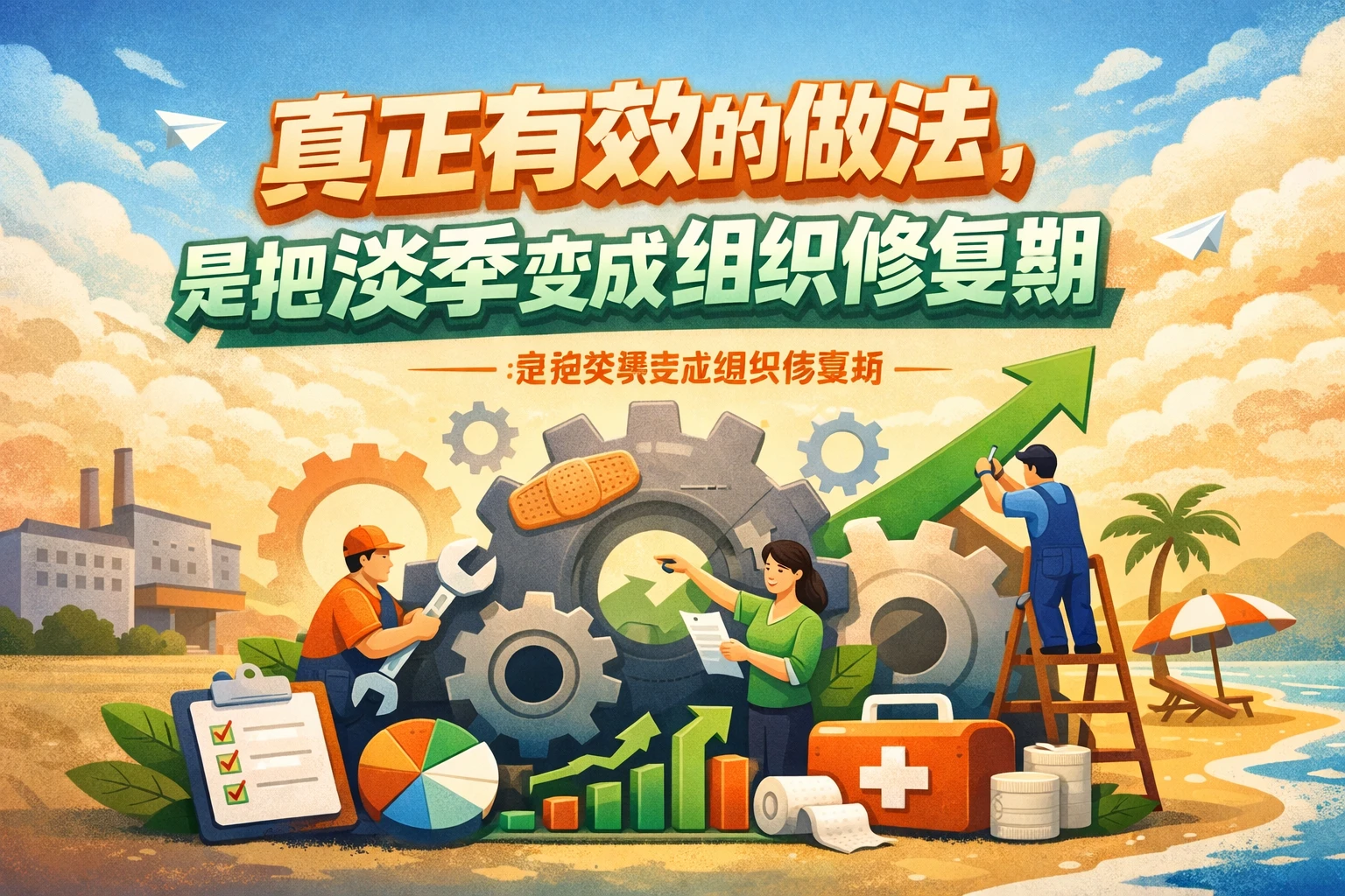 真正有效的做法，是把淡季变成组织修复期