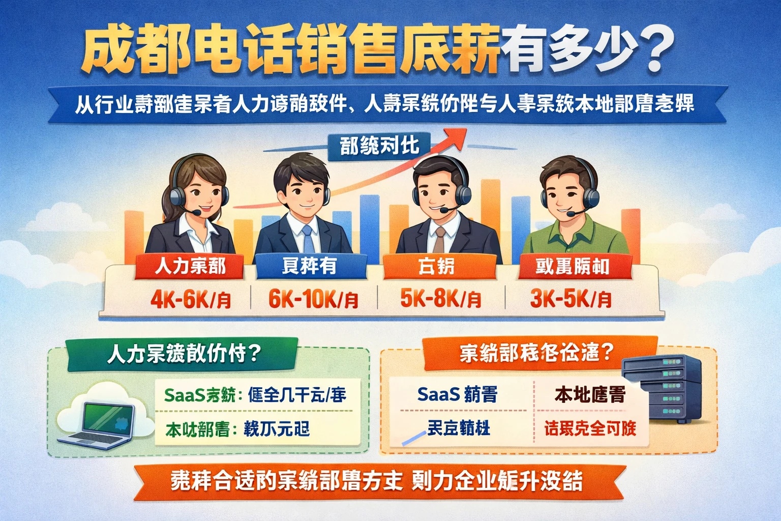 成都电话销售底薪有多少？从行业薪酬差异看人力资源软件、人事系统价格与人事系统本地部署选择
