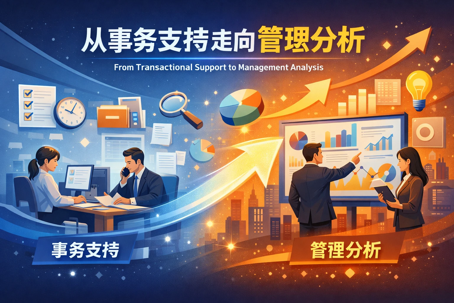 从事务支持走向管理分析