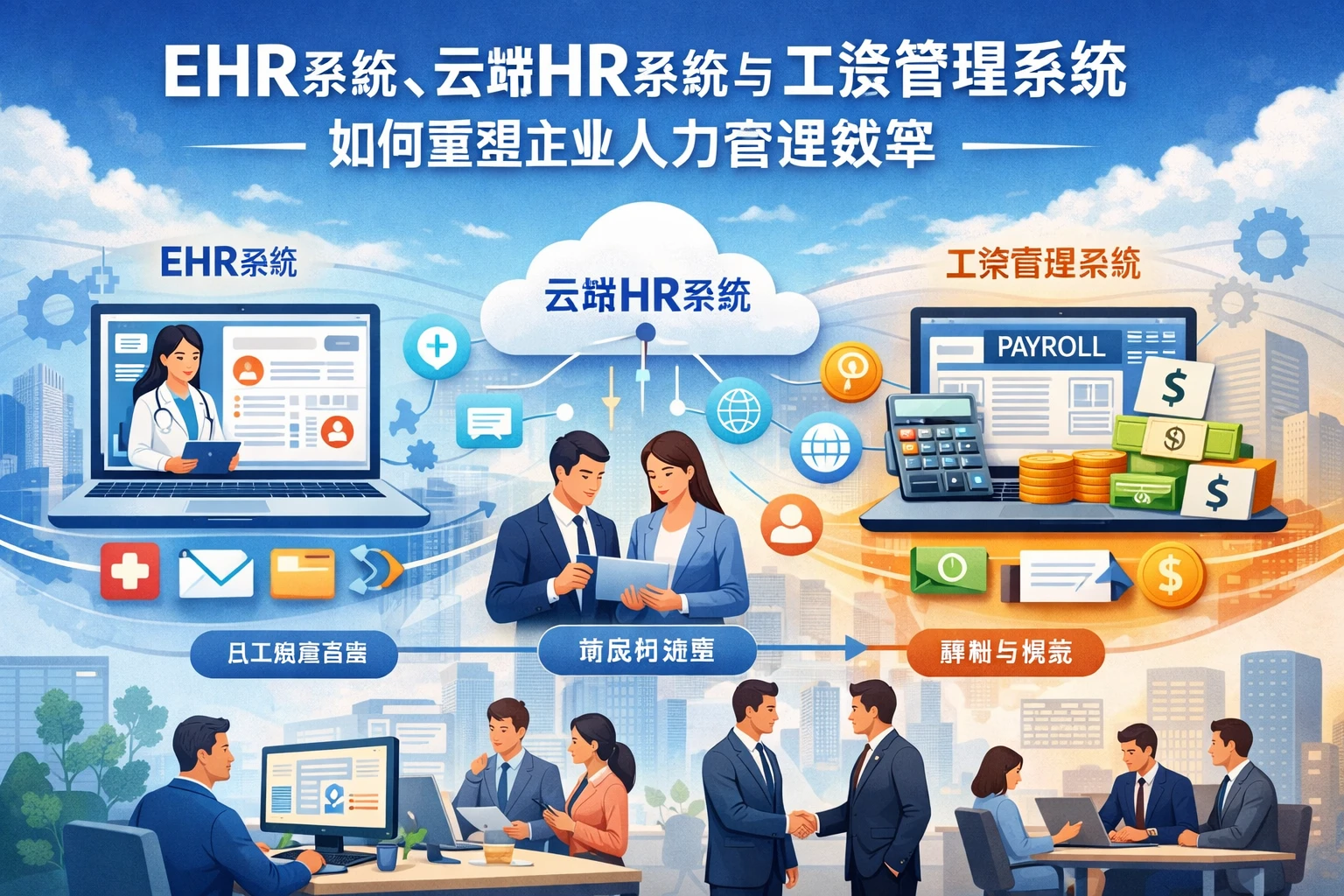 ehr系统、云端HR系统与工资管理系统如何重塑企业人力管理效率