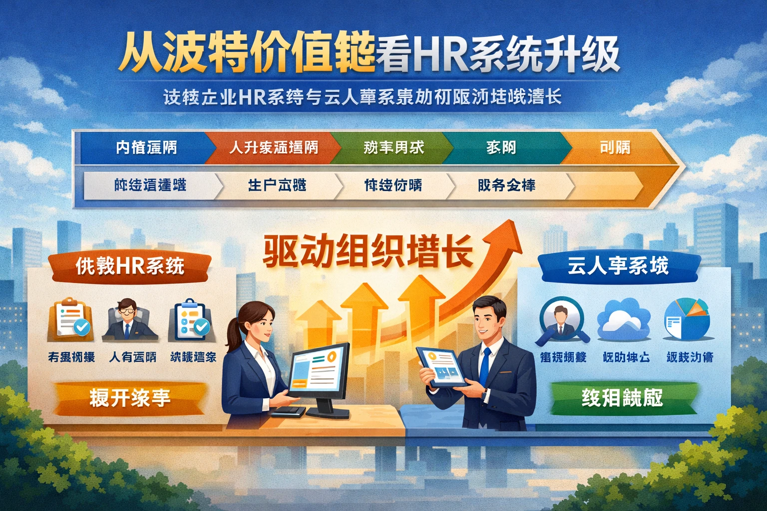 从波特价值链看HR系统升级：连锁企业HR系统与云人事系统如何驱动组织增长
