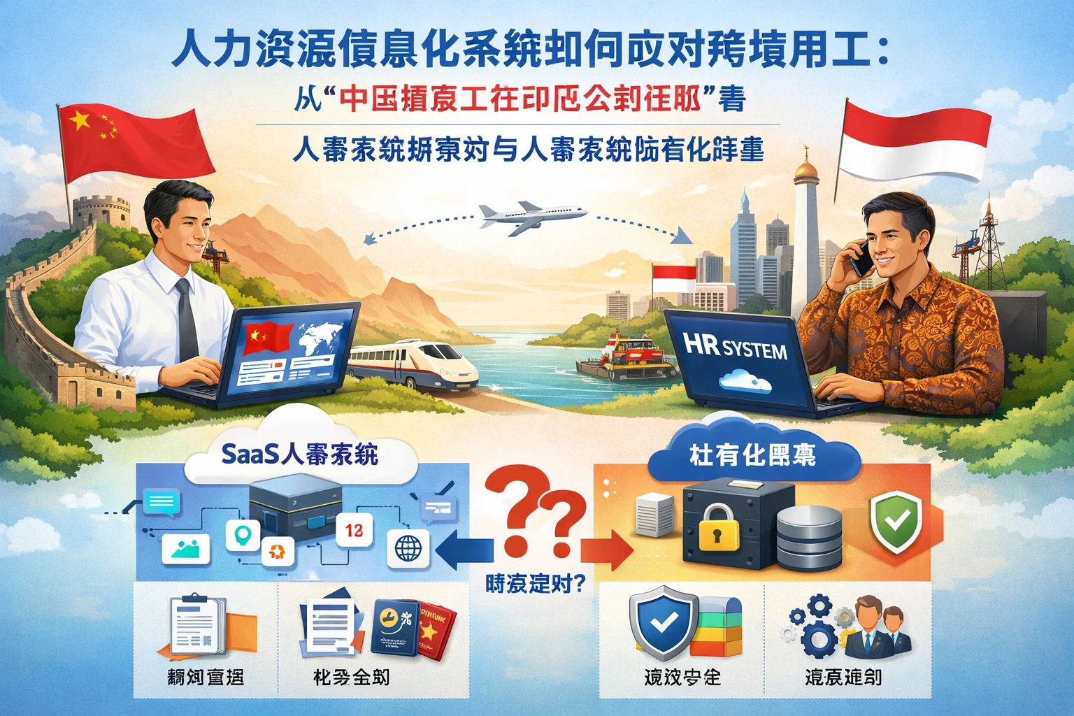 人力资源信息化系统如何应对跨境用工：从“中国籍员工在印尼公司任职”看人事系统哪家好与人事系统私有化部署