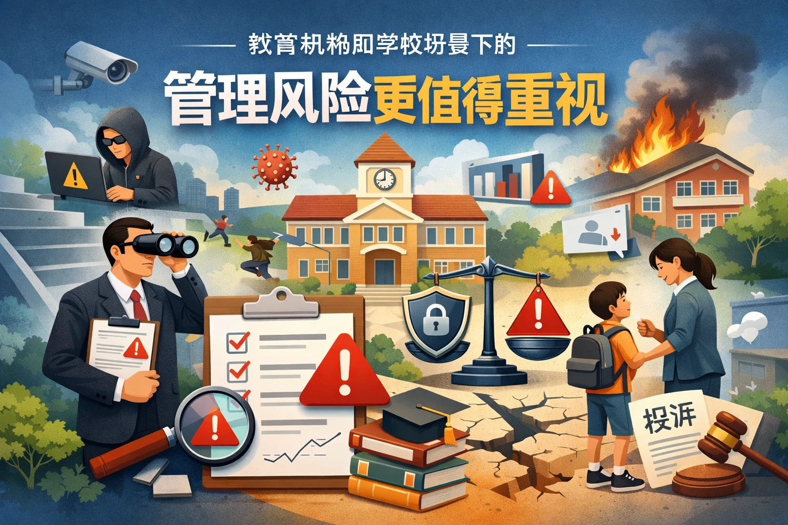 教育机构和学校场景下的管理风险更值得重视