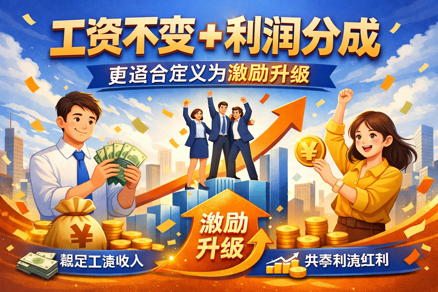 “工资不变+利润分成”更适合定义为激励升级