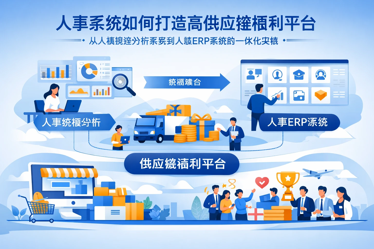 人事系统如何打造高供应链福利平台：从人事数据分析系统到人事ERP系统的一体化实践