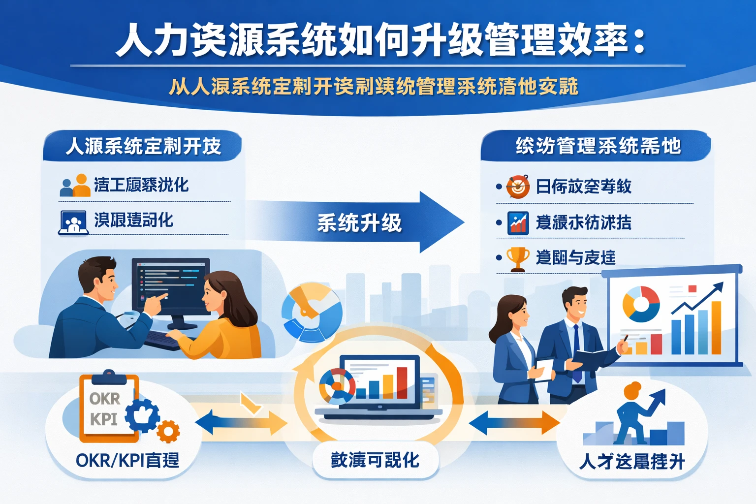人力资源系统如何升级管理效率：从人事系统定制开发到绩效管理系统落地实践