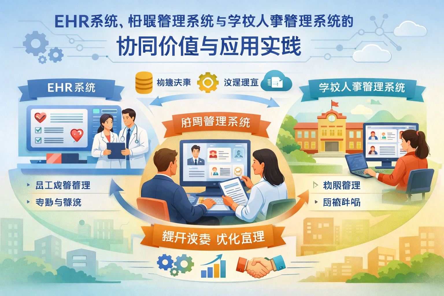 ehr系统、招聘管理系统与学校人事管理系统的协同价值与应用实践