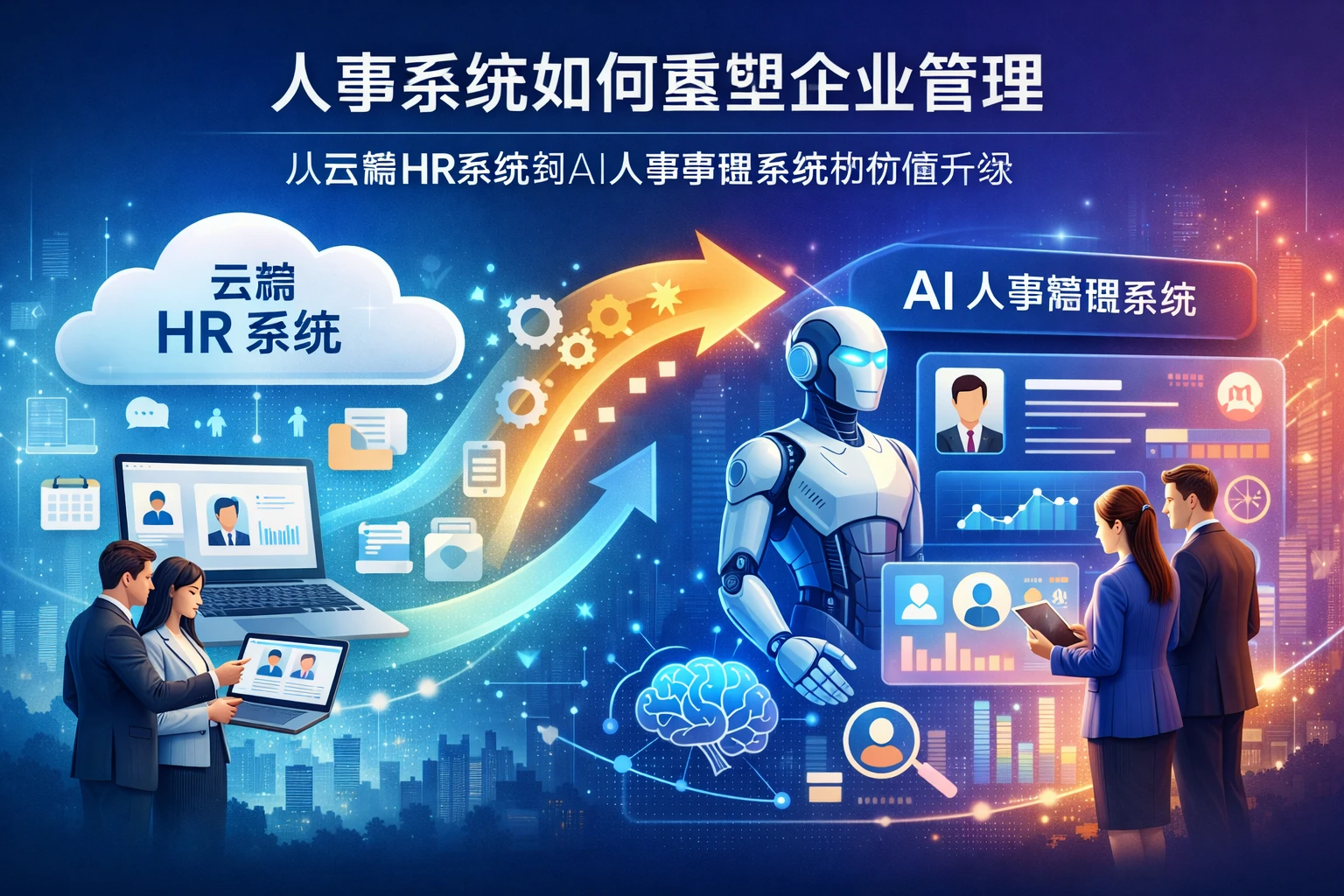 人事系统如何重塑企业管理：从云端HR系统到AI人事管理系统的价值升级