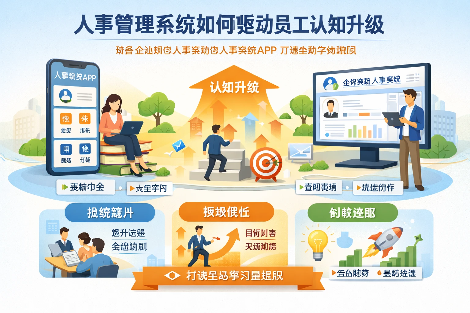 人事管理系统如何驱动员工认知升级:结合企业微信人事系统与人事系统APP打造主动学习型组织