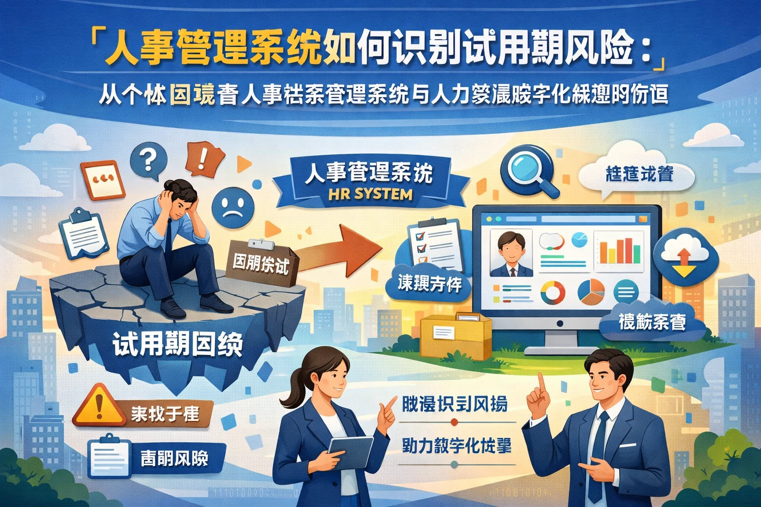人事管理系统如何识别试用期风险：从个体困境看人事档案管理系统与人力资源数字化转型的价值