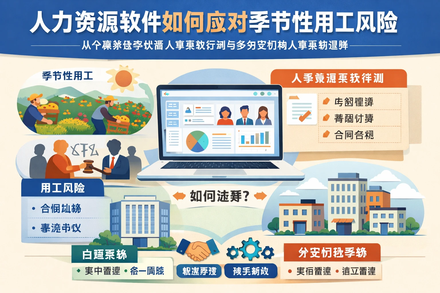 人力资源软件如何应对季节性用工风险——从个体承包争议看人事系统评测与多分支机构人事系统选择