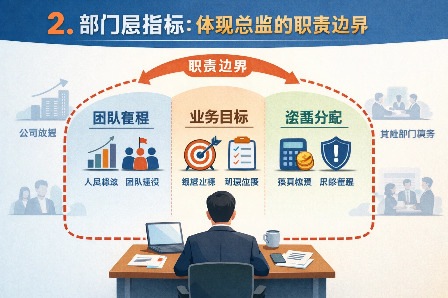 2. 部门层指标：体现总监的职责边界