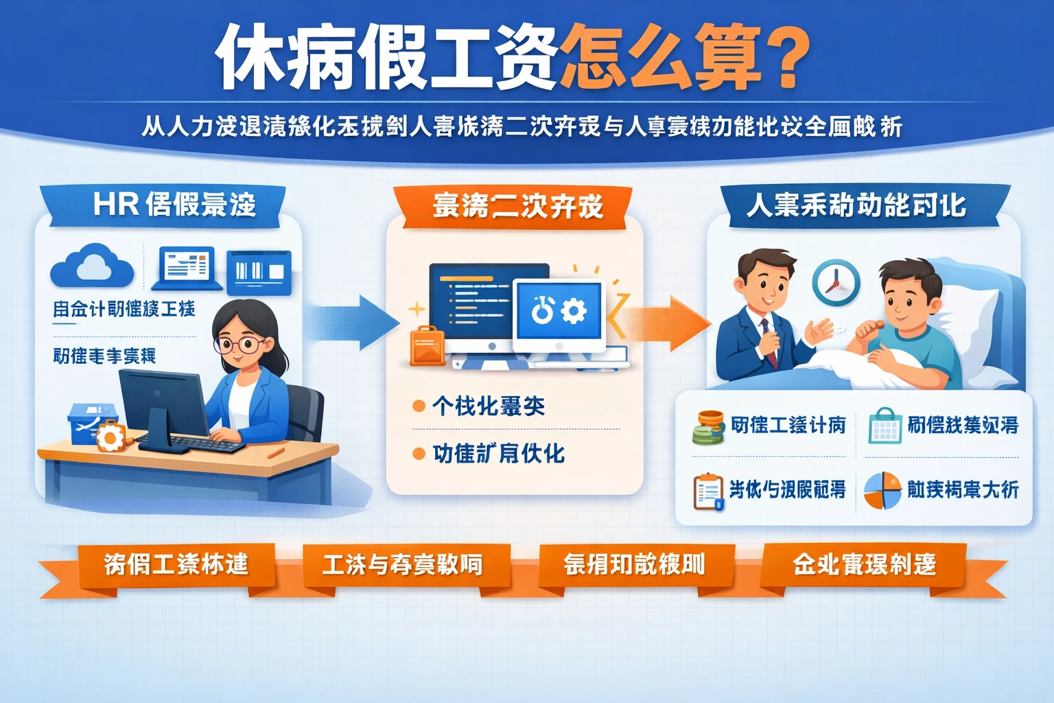 休病假工资怎么算？从人力资源信息化系统到人事系统二次开发与人事系统功能比较全面解析