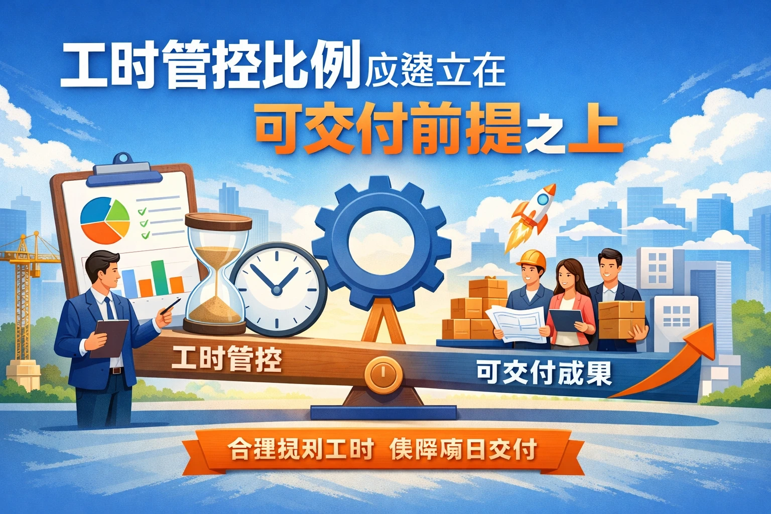 工时管控比例应建立在可交付前提之上