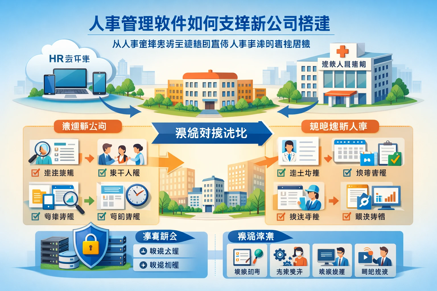 人事管理软件如何支撑新公司搭建：从人事管理系统云端版到医院人事系统的落地思路