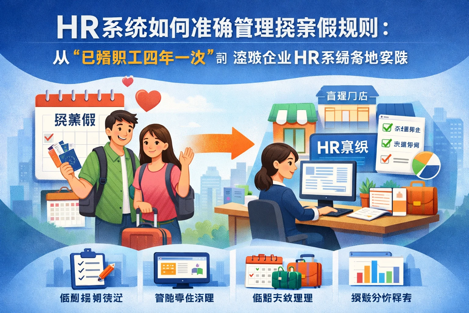 HR系统如何准确管理探亲假规则：从“已婚职工四年一次”到连锁企业HR系统落地实践