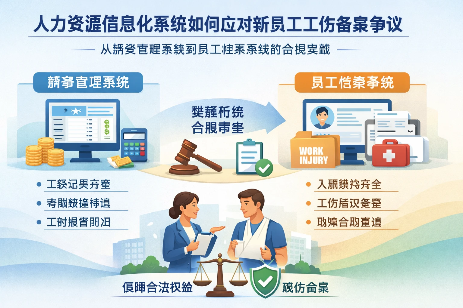 人力资源信息化系统如何应对新员工工伤备案争议:从薪资管理系统到员工档案系统的合规实践