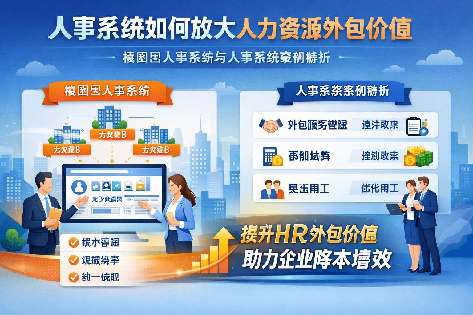 人事系统如何放大人力资源外包价值:集团型人事系统与人事系统案例解析