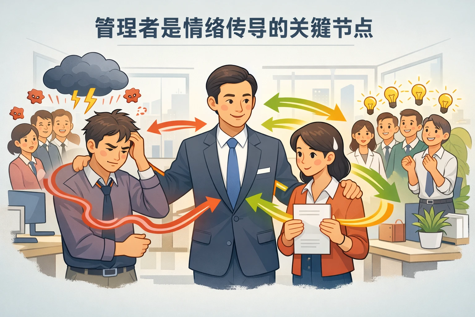 管理者是情绪传导的关键节点