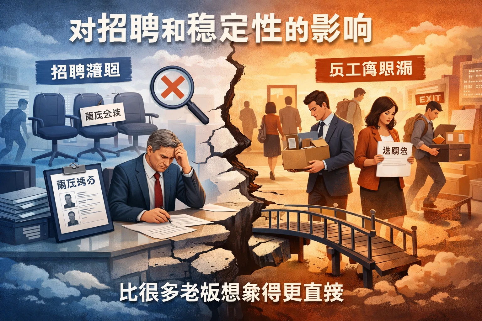 对招聘和稳定性的影响，比很多老板想象得更直接