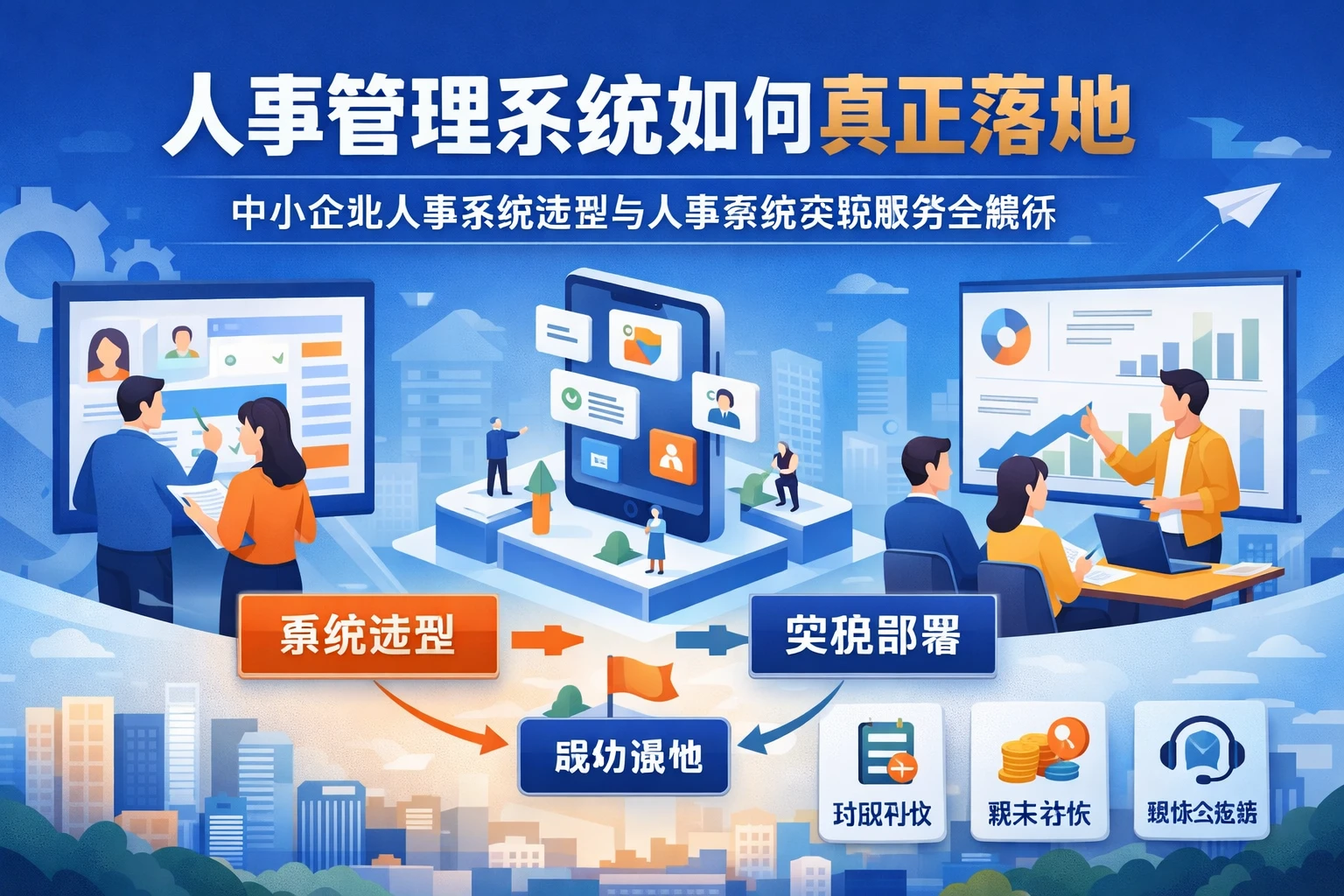 人事管理系统如何真正落地：中小企业人事系统选型与人事系统实施服务全解析