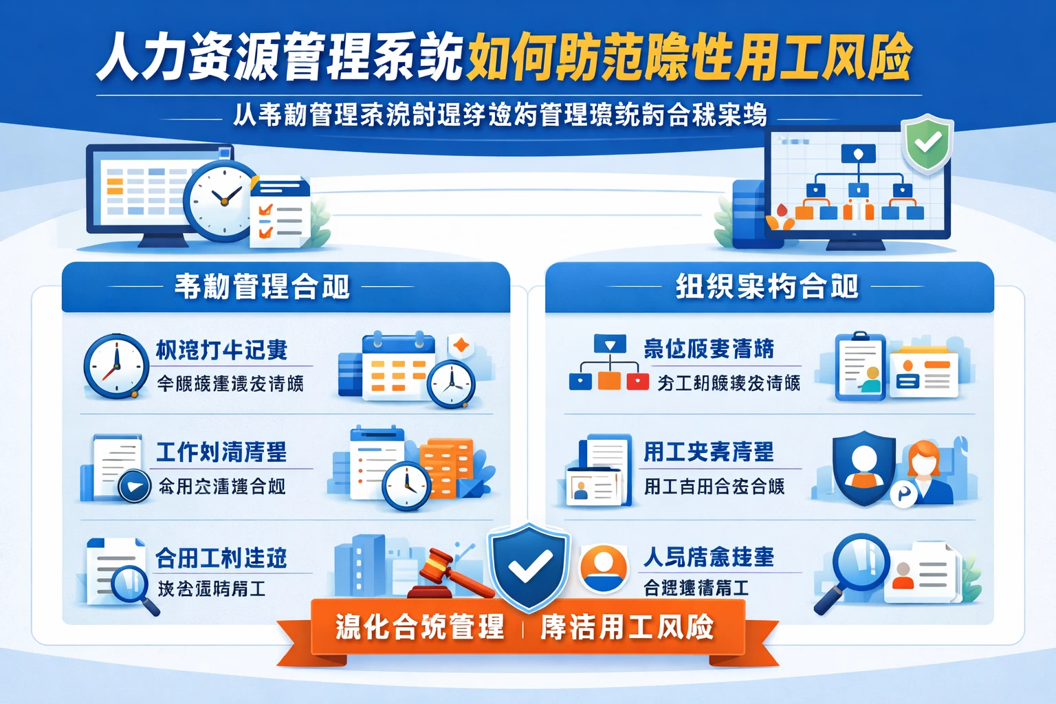 人力资源管理系统如何防范隐性用工风险：从考勤管理系统到组织架构管理系统的合规实践