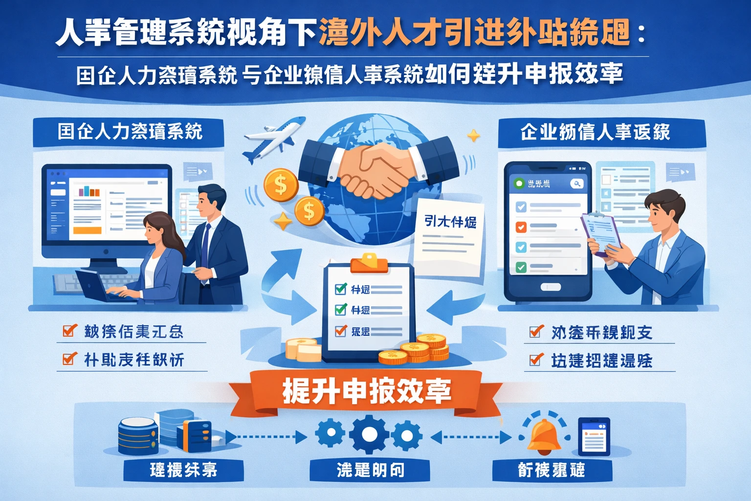 人事管理系统视角下海外人才引进补贴梳理：国企人力资源系统与企业微信人事系统如何提升申报效率
