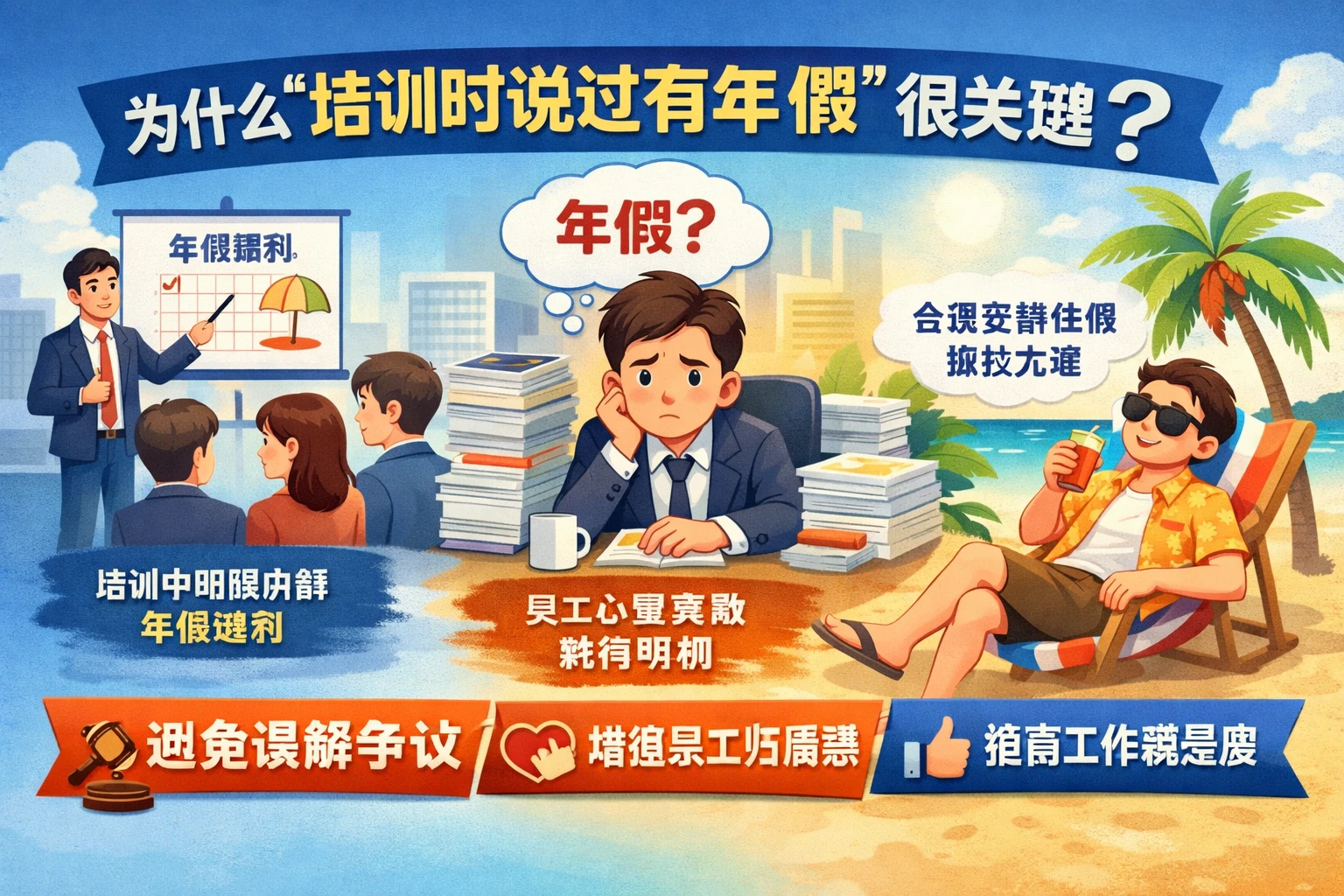 为什么“培训时说过有年假”很关键