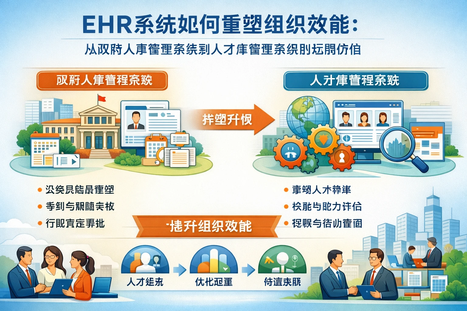 ehr系统如何重塑组织效能：从政府人事管理系统到人才库管理系统的应用价值