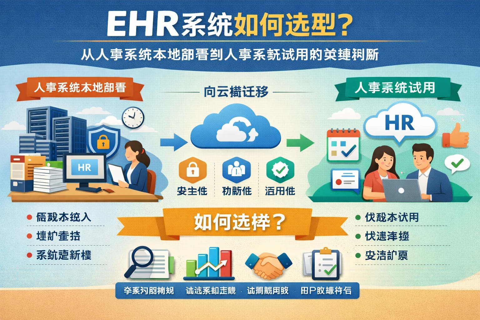 ehr系统如何选型：从人事系统本地部署到人事系统试用的关键判断