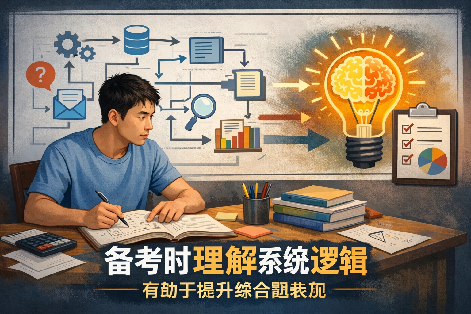 备考时理解系统逻辑，有助于提升综合题表现