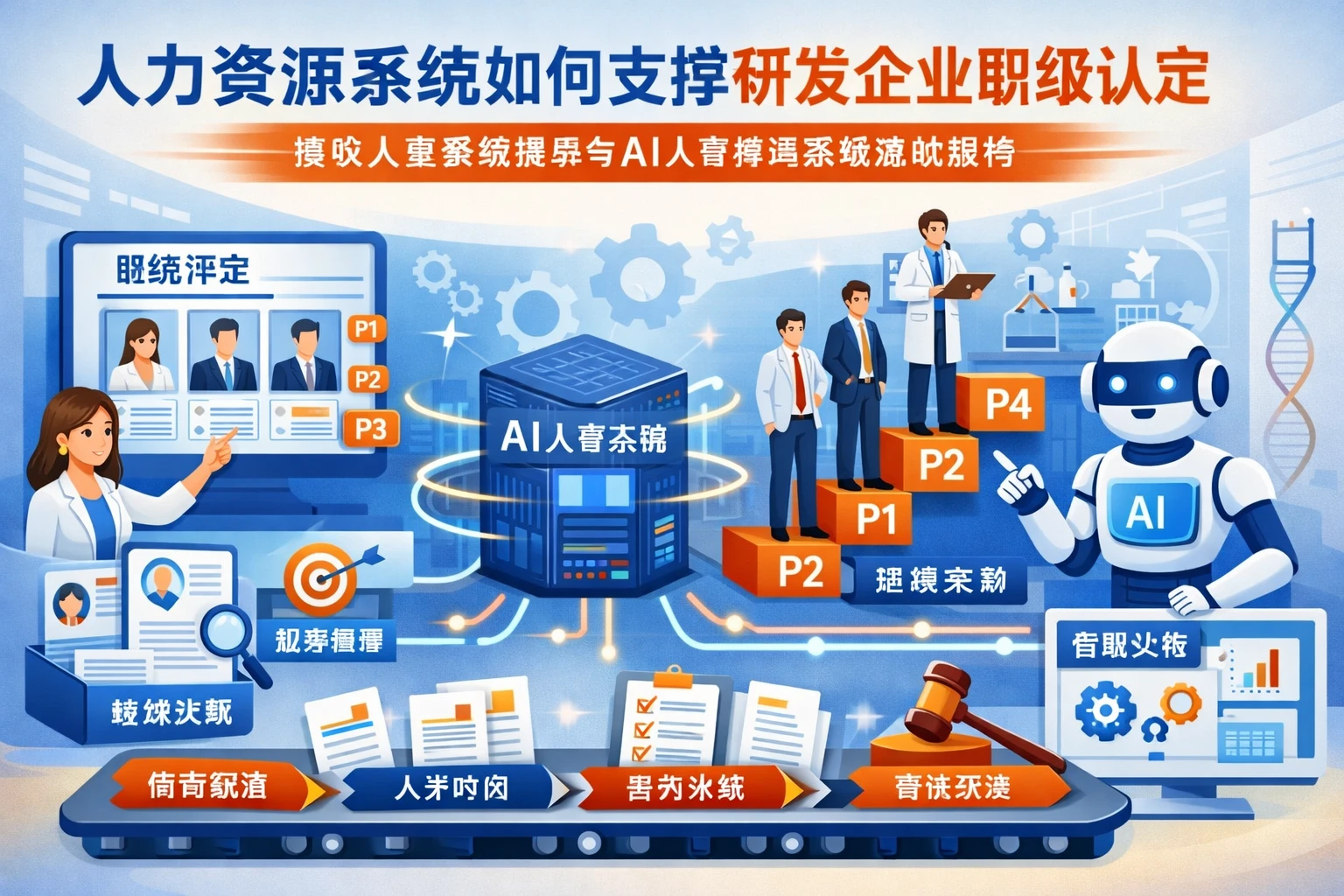 人力资源系统如何支撑研发企业职级认定：兼谈人事系统推荐与AI人事管理系统落地路径