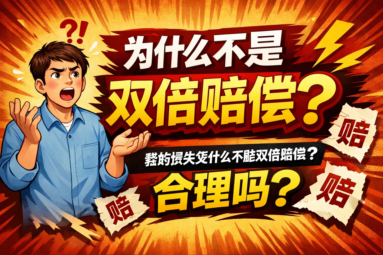 为什么不是“双倍赔偿”