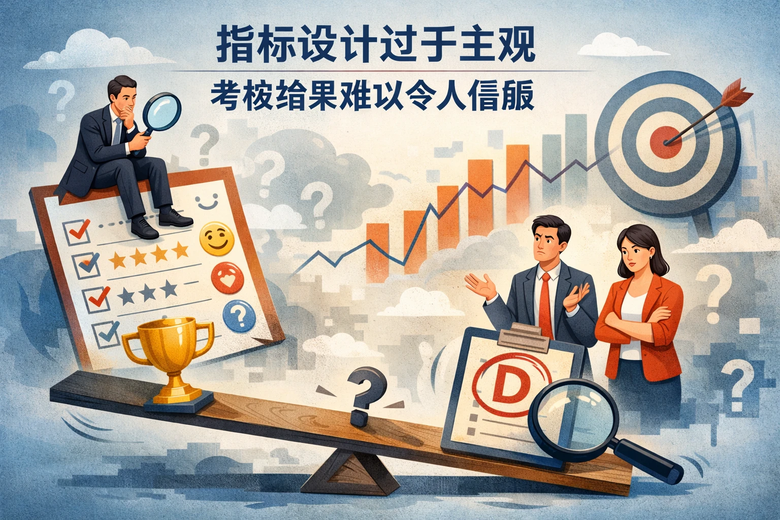 指标设计过于主观,考核结果难以令人信服