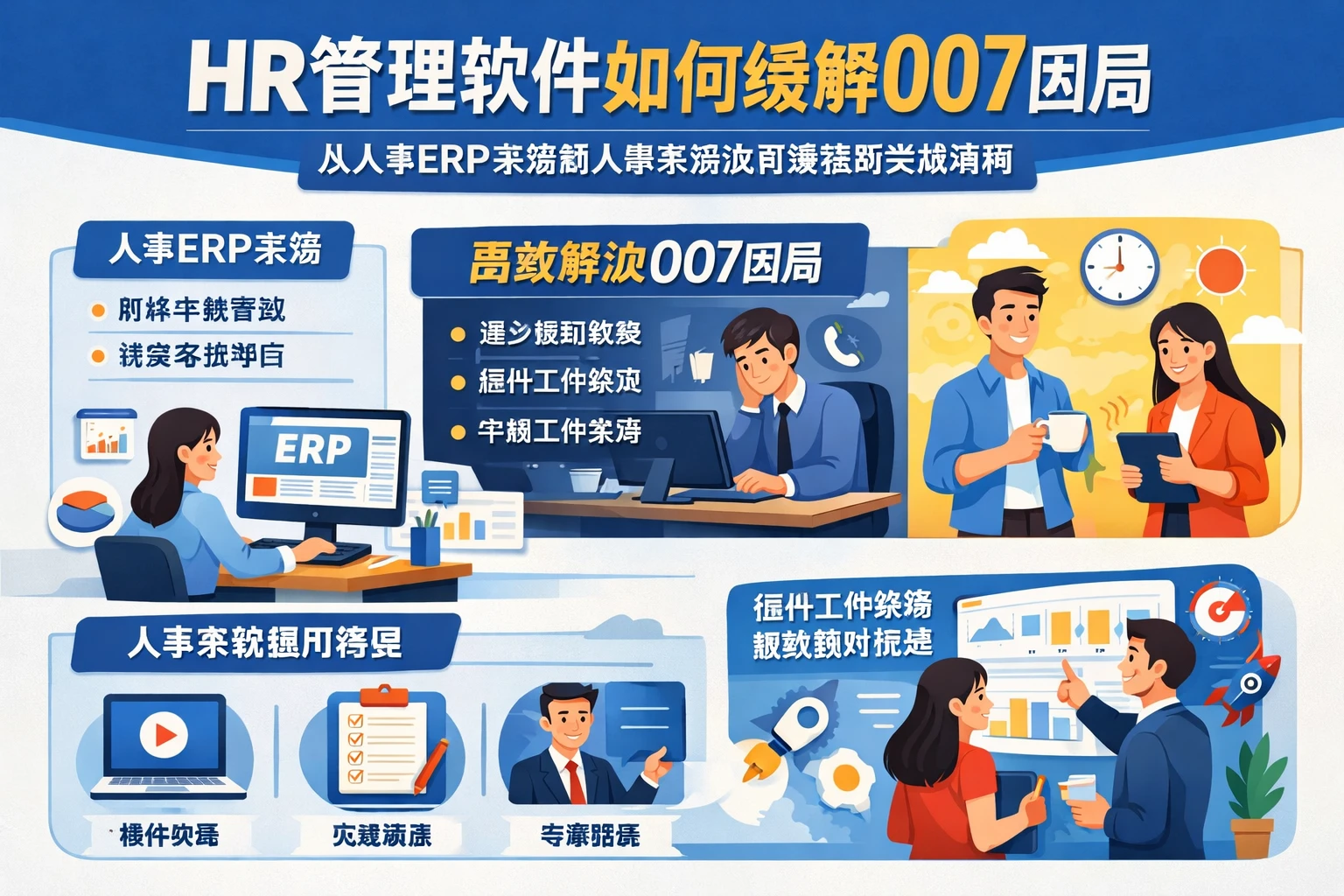 HR管理软件如何缓解007困局：从人事ERP系统到人事系统使用教程的实战指南