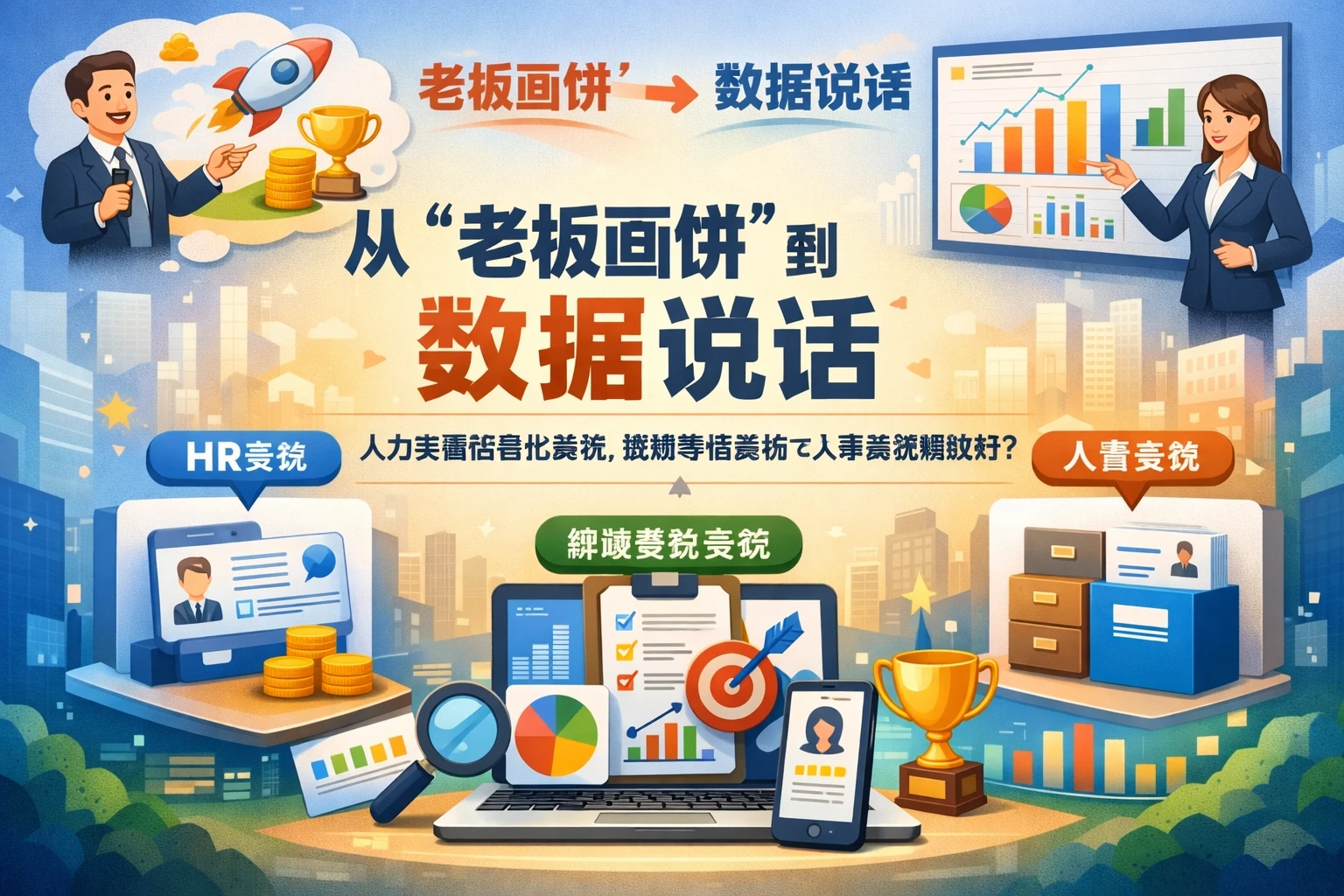 从“老板画饼”到数据说话：人力资源信息化系统、绩效考核系统与人事系统哪家好