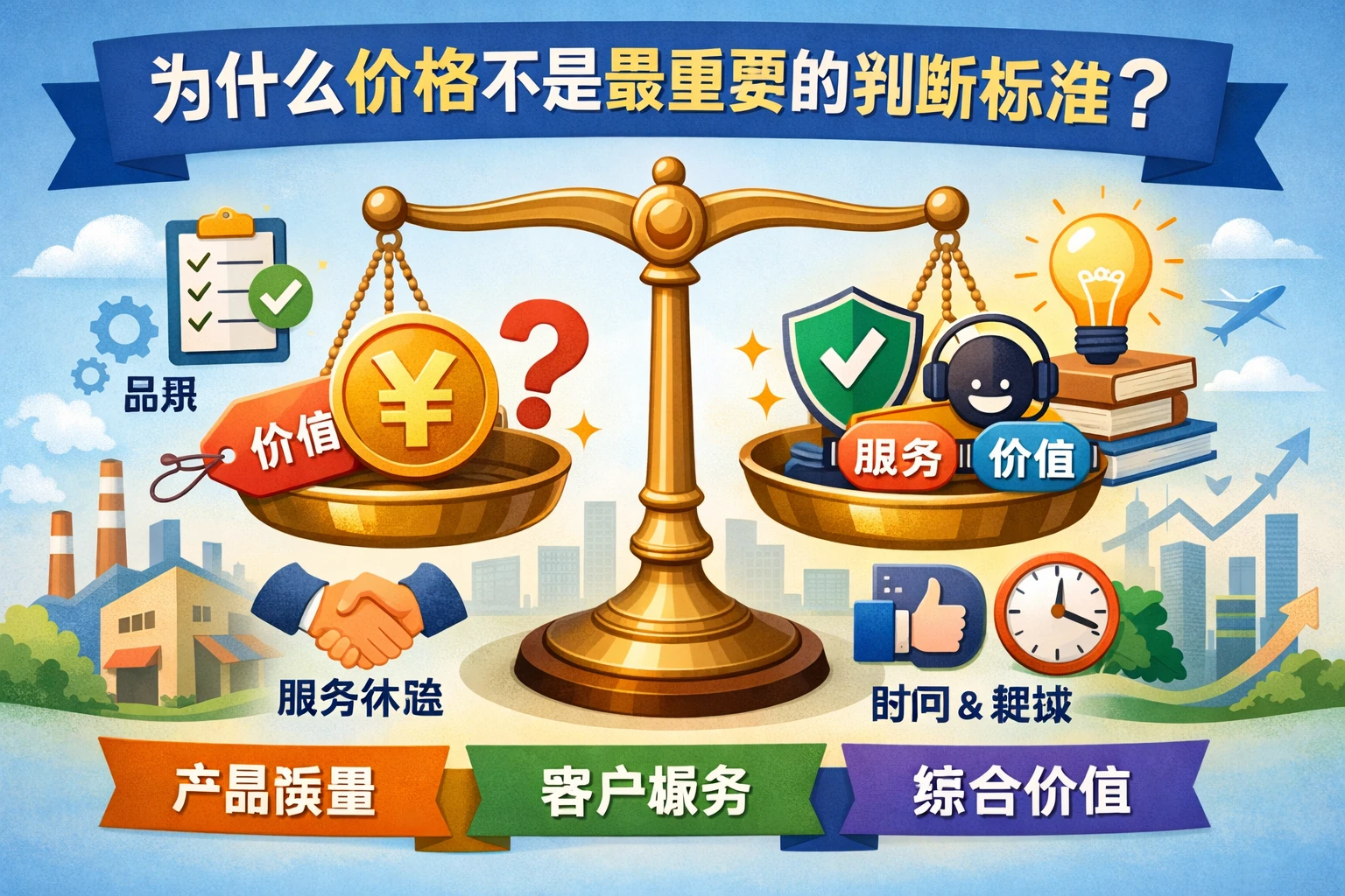 为什么价格不是最重要的判断标准