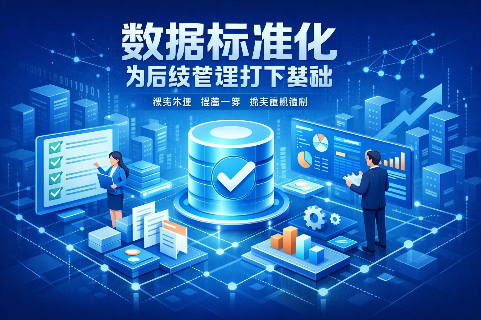 数据标准化为后续管理打下基础