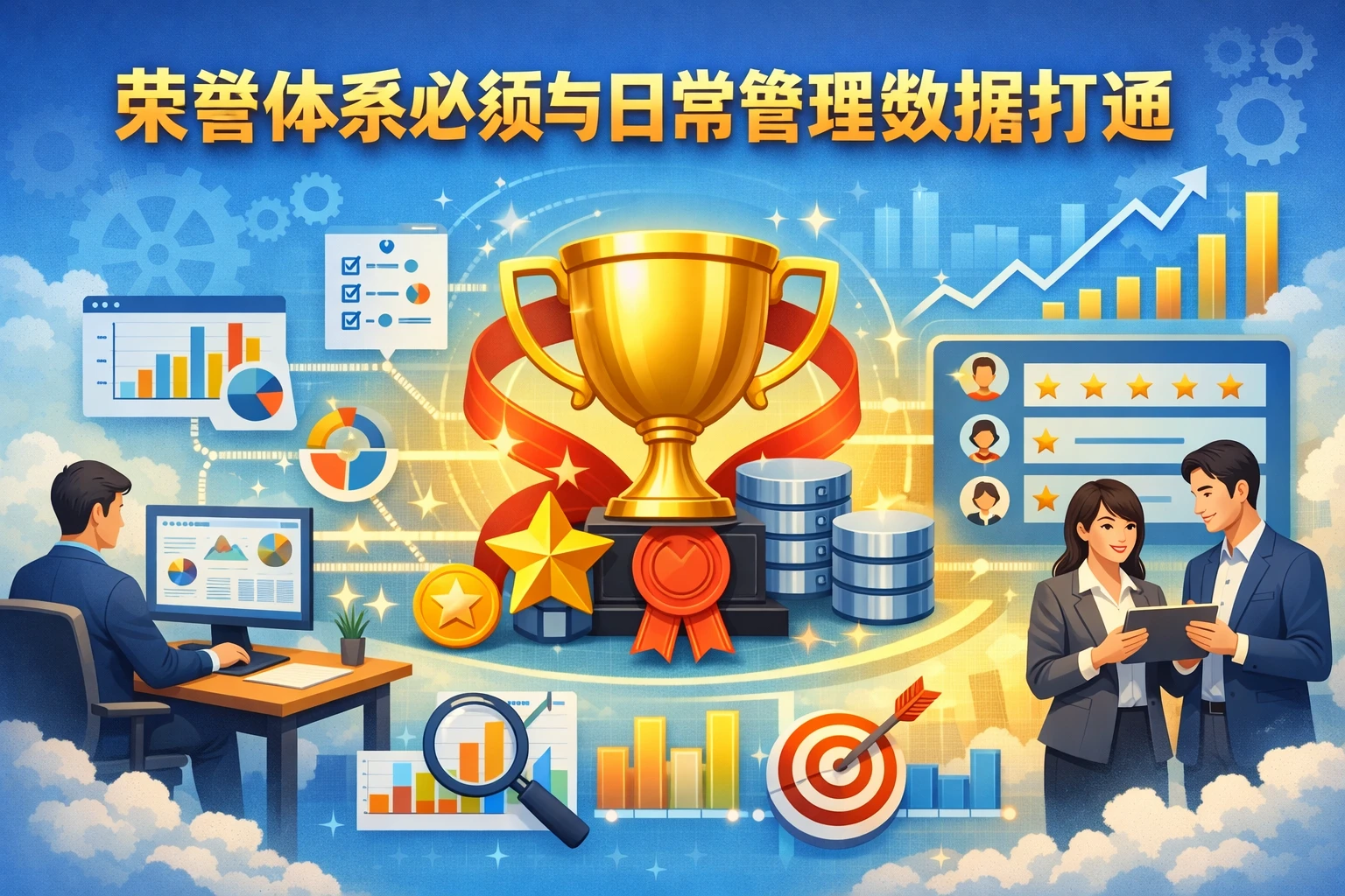 荣誉体系必须与日常管理数据打通