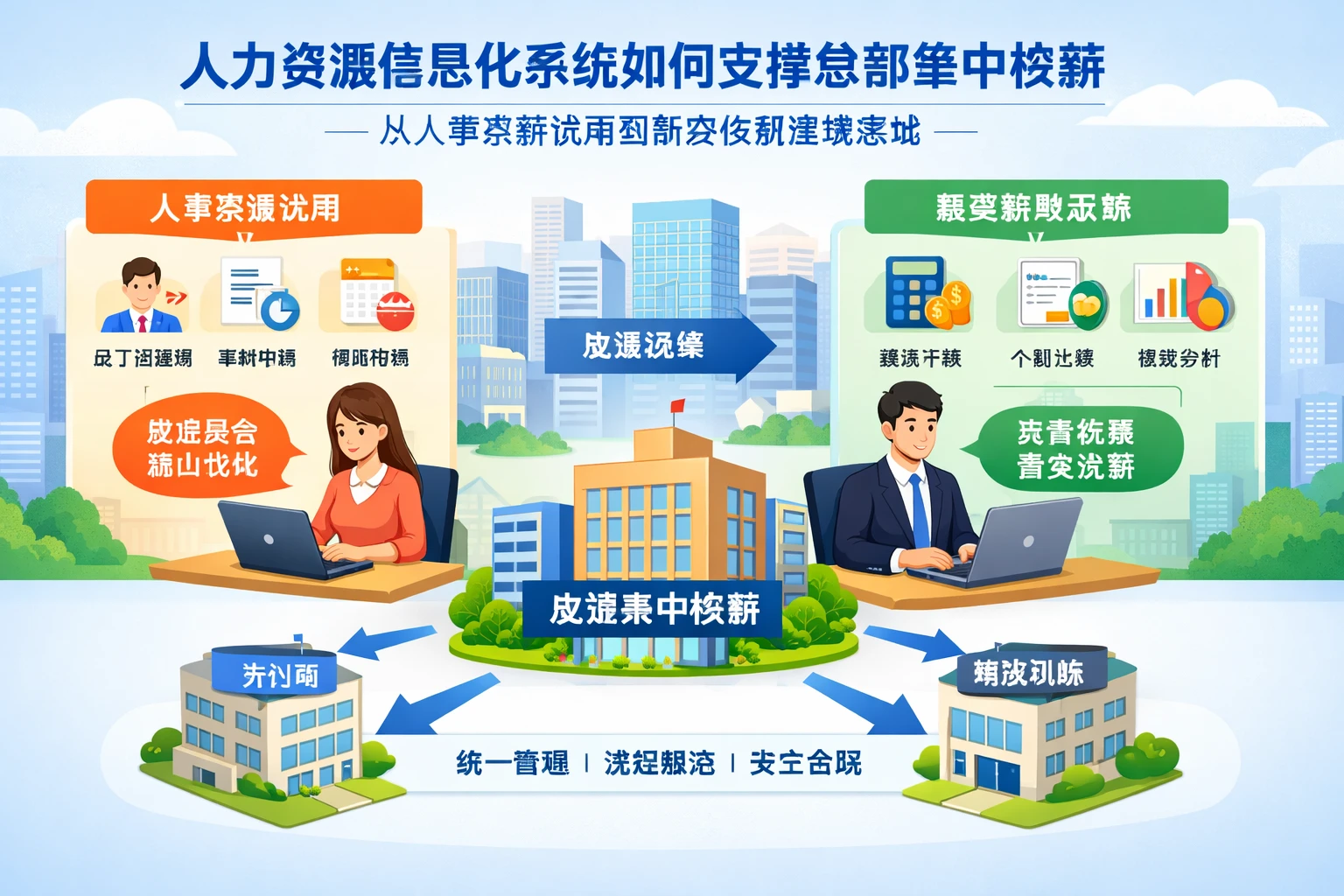 人力资源信息化系统如何支撑总部集中核薪:从人事系统试用到薪资核算系统落地