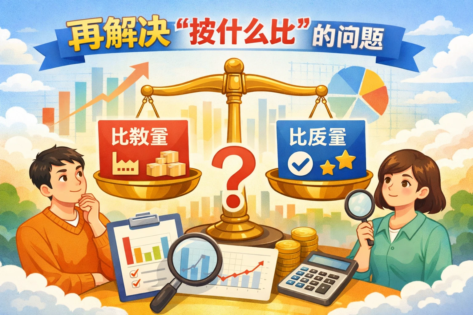 再解决“按什么比”的问题